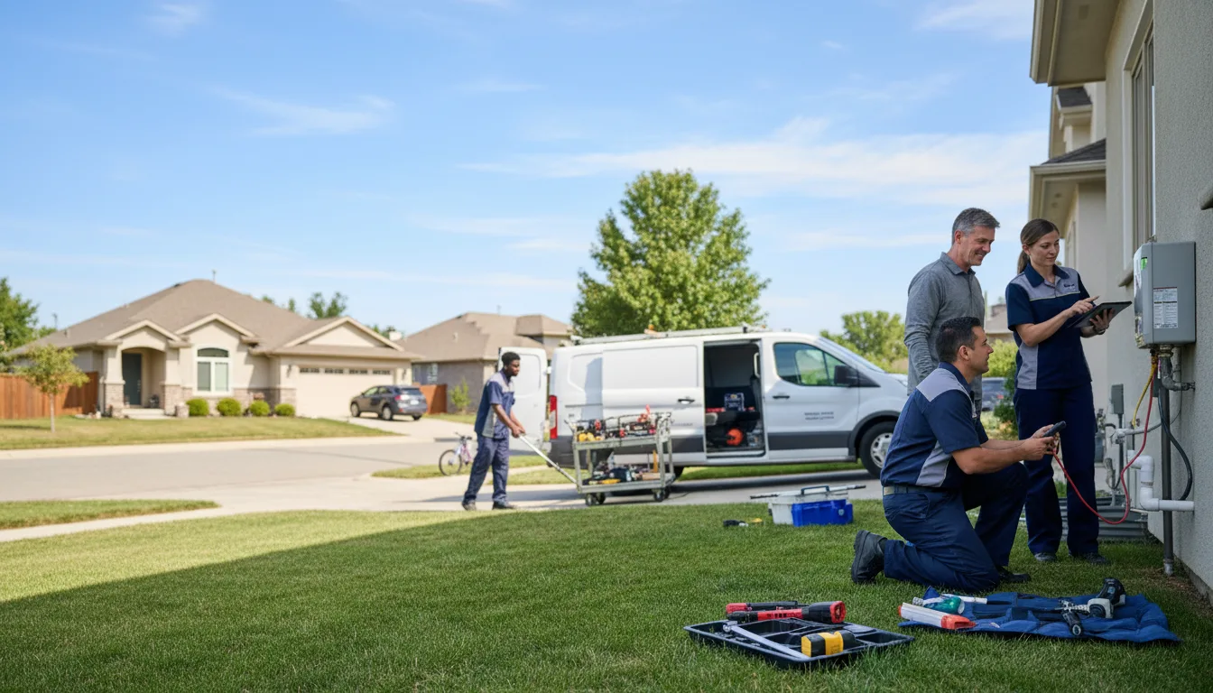 Tankless water heater service in Grand View, WI